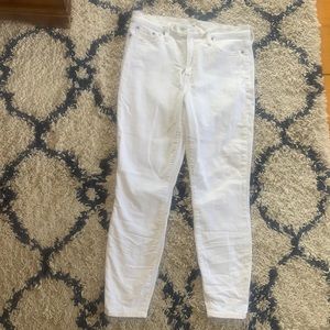 J Crew White Skinny Jeans